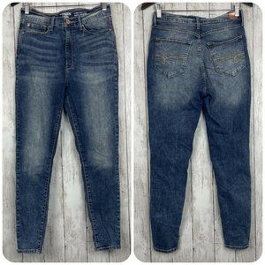 Denizen From Levis Womens 11 Ankle Jeggings Jeans Blue Ultra High Rise  Stretch